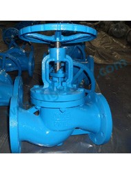 DIN cast iron GG25 flange globe valve